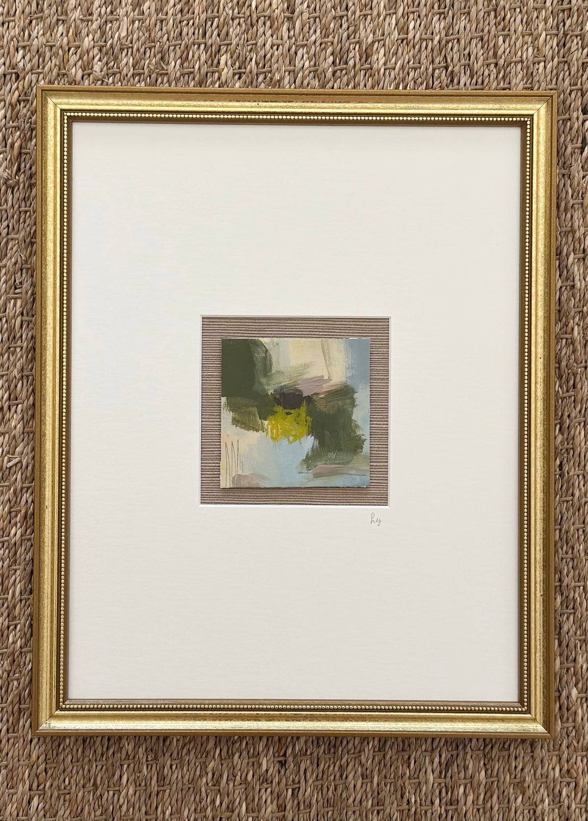 Quietly Collected | Set of Four Original Abstracts