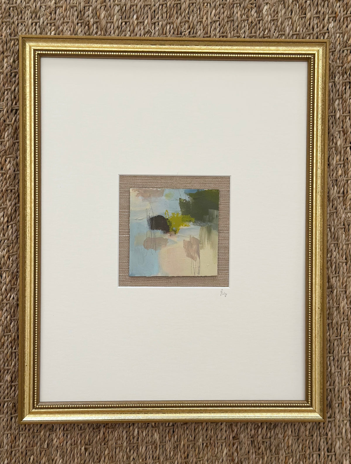 Quietly Collected | Set of Four Original Abstracts