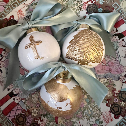 Gold Leafed Ornaments